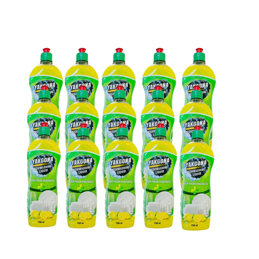 Yakgona Dishwasing Liquid Box 750ml X 16