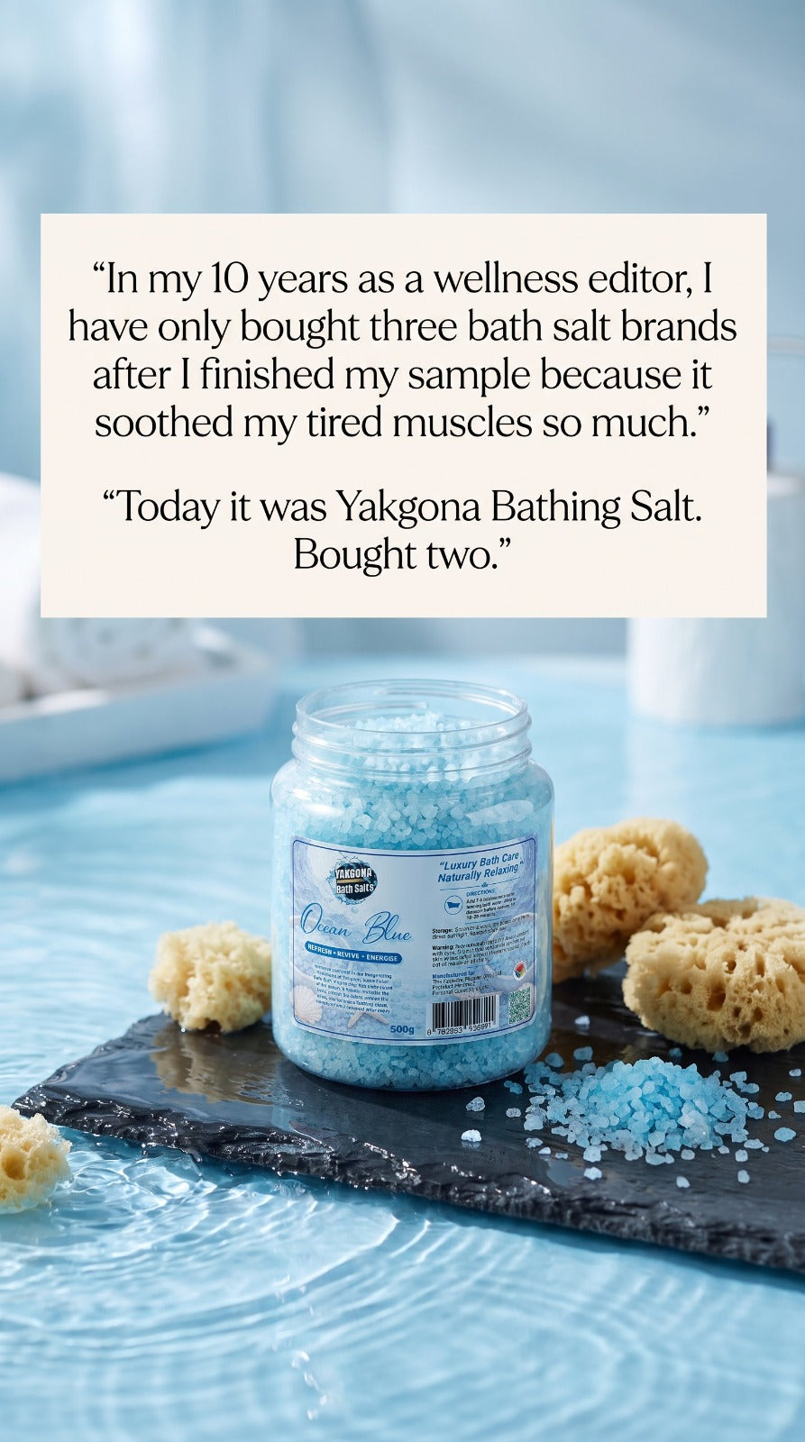 Yakgona Bath Salt (Ocean Blue)500g